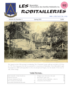 Robitailleries No 92, in English